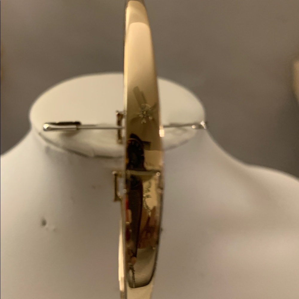 Lauren Ralph Lauren Gold-Tone Hinged Bracelet - Picture 4 of 4
